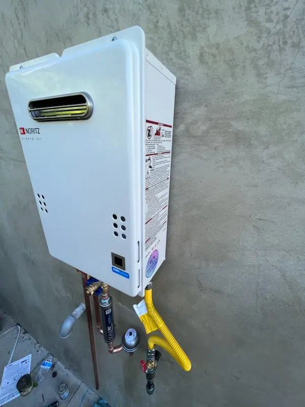 Tankless water heater installation for Evans Corner homes